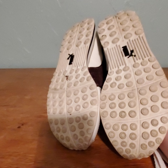 Puma Turin White with Brown Corduroy - Picture 2 of 8